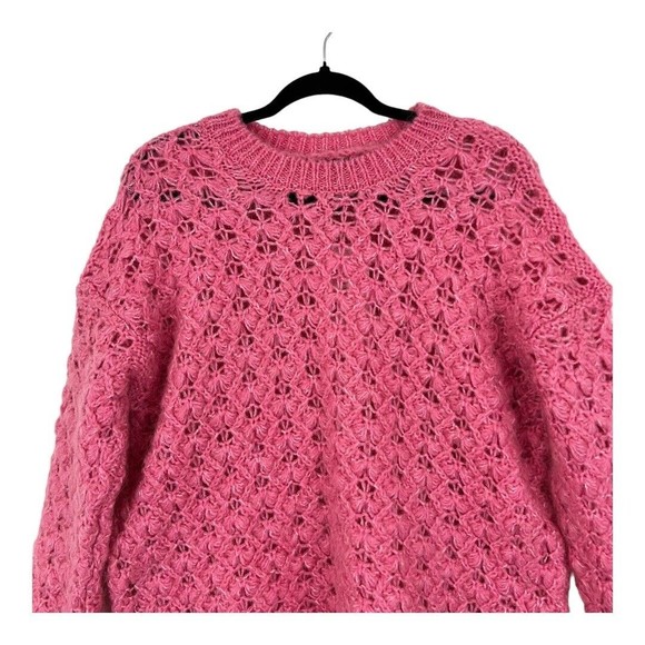 Zara Pink Knit Sweater - Picture 2 of 4